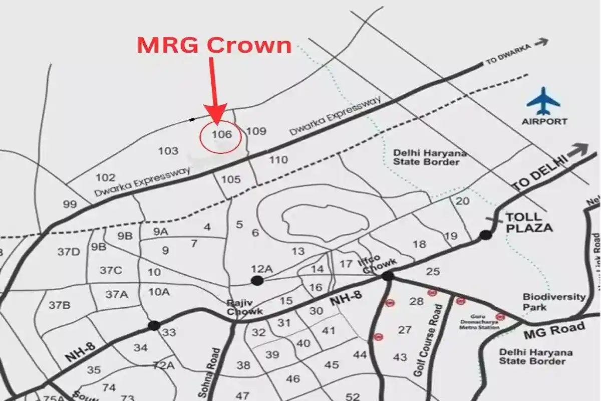 MRG Crown Location Map
